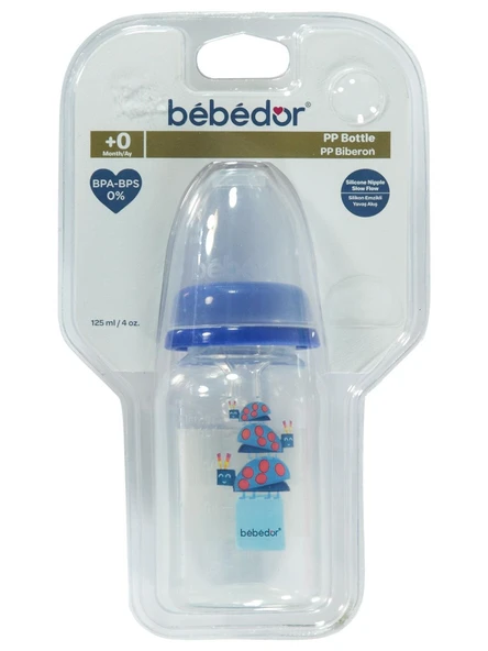 Bebedor Plastik Biberon 125 Ml 0+ Ay No 23302 ürün görseli 1