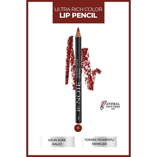 Note Ultra Rıch Lıp Pencil Dudak Kalemi 11 ürün görseli 1