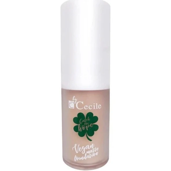 Cecile Vegan Matte Foundation Mat Fondöten 04 ürün görseli 1