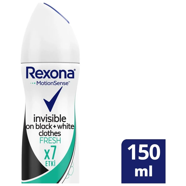 Rexona Black Whıte Fresh Bayan Deodorant 150 Ml ürün görseli 1