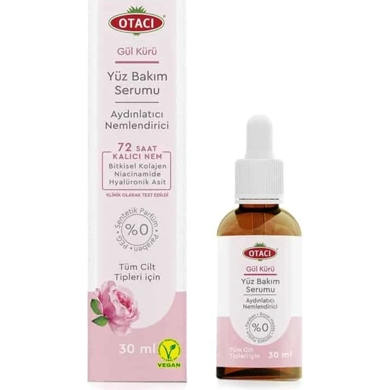 Otacı Gül Kürü Yüz Bakım Serumu Aydınlatıcı Ve Nemlendirici 30 Ml ürün görseli 1