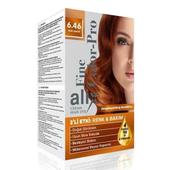 Alix Kit Saç Boyası Color Pro 6.46 Kor Bakır ürün görseli 1