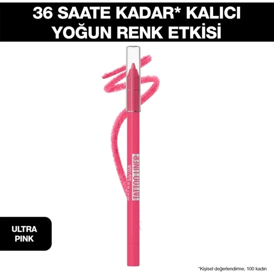 Maybellıne Tattoo Lıner Jel Göz Kalemi 802 Ultra Pınk ürün görseli 1