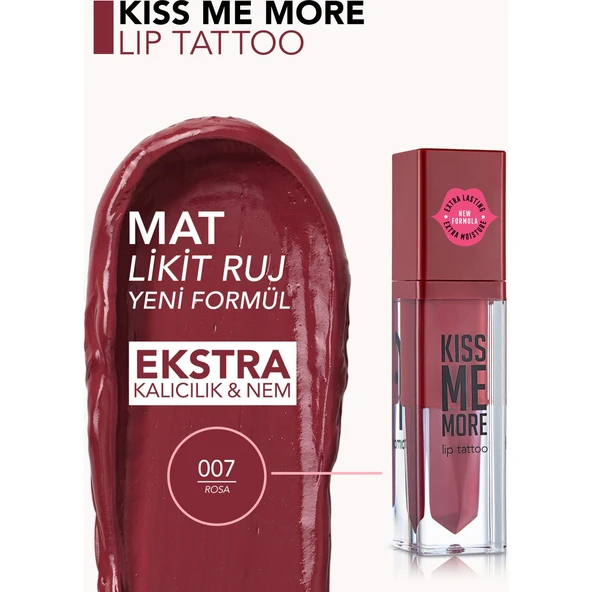 Flormar Kıss Me More Lıp Tatto Ruj 07 ürün görseli 1