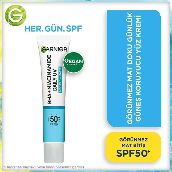 Garnıer Bha Niasinamid Güneş Koruyucu Krem Spf 50 40ml ürün görseli 1