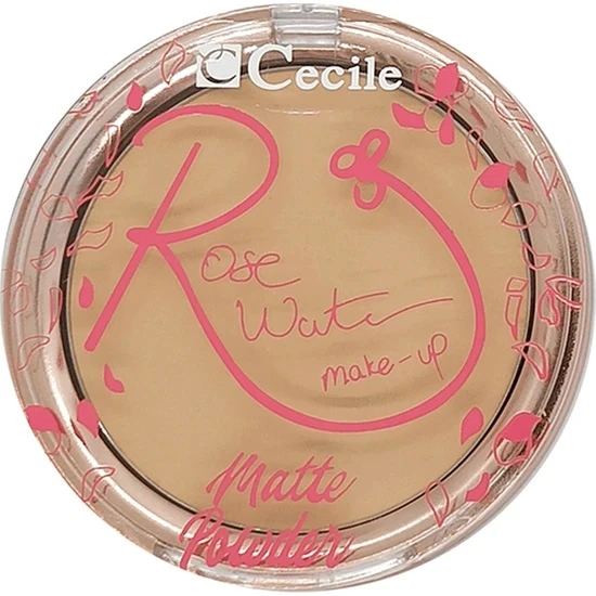 Cecile Rose Water Matte Powder Pudra 03 ürün görseli 1