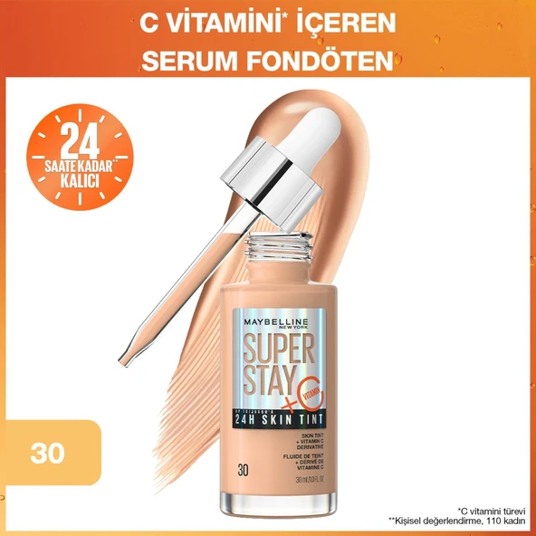 Maybellıne Super Stay 24H Skın Tınt Fondöten 30 ürün görseli 1
