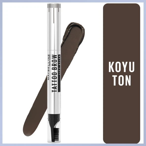 Maybellıne Tattoo Brow Lıft Stıck Kaş Kalemi 04 Deep Brown ürün görseli 1