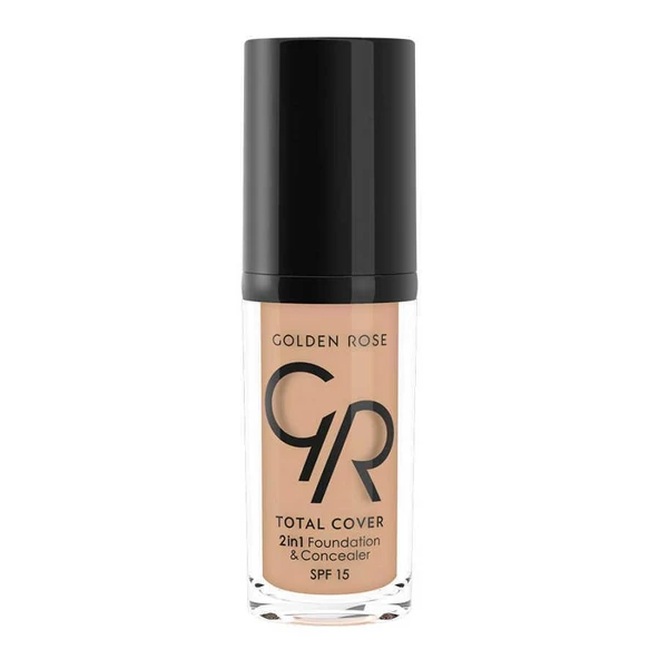 Golden Rose Total Cover 2 In1 Fondeten Concealer No.15 DELİST ürün görseli 1