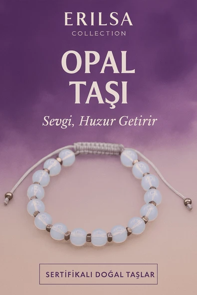 Sertifikalı Opal Taşı Bileklik – Sevgi ve Şifayı Bileğinde Hisset ürün görseli 1