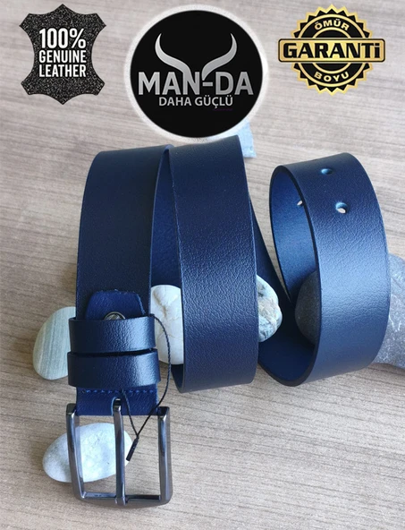 Manda Derisi Kemer (Lacivert) ürün görseli 1