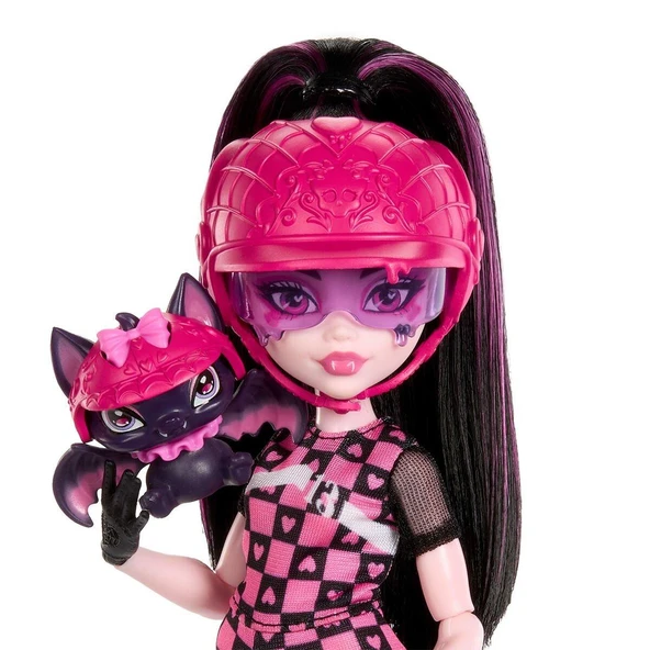 Orjinal Monster High Vamptastic Scooter Draculaura - Resim 3