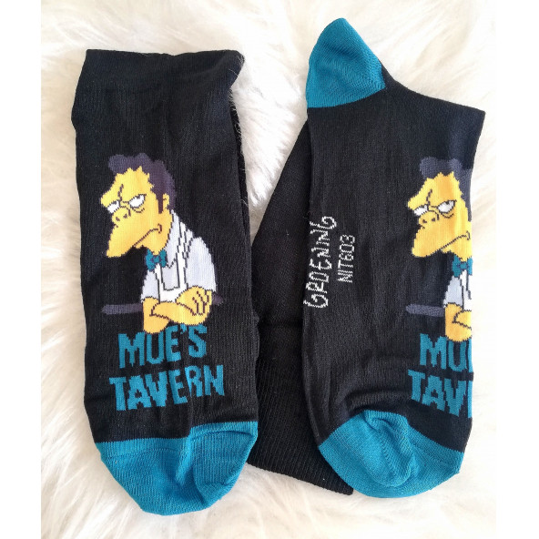 Simpson Mue's Tavern Çorap ürün görseli 1