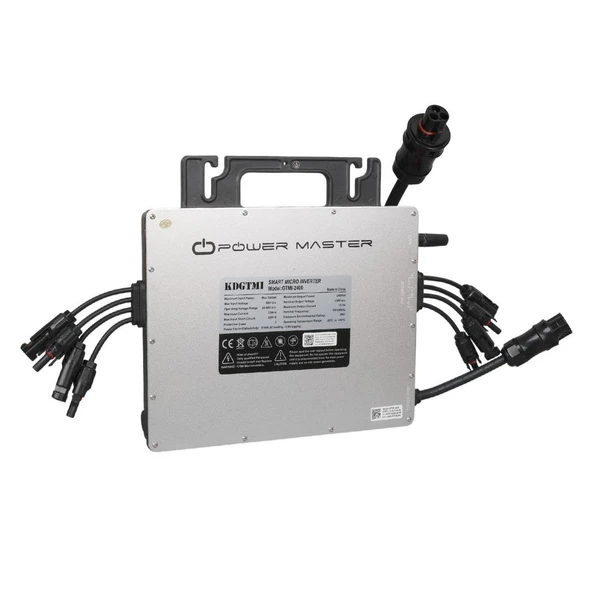 Powermaster EM3000 3000 Watt Solar Micro Inverter AC220 Volt Trifaze Şebeke Bağlantılı MPPT İnvertör ürün görseli 1