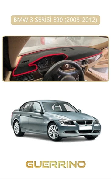 BMW 3 SERİSİ E90 2009-2012TORPİDO KORUMA KILIFI BEJ KENAR ürün görseli 1