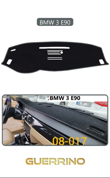 BMW 3 E90TORPİDO KORUMA KILIFI GRİ KENAR ürün görseli 1