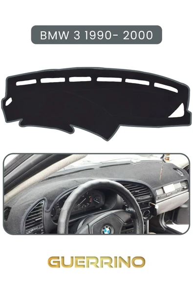 BMW 3 1990-2000TORPİDO KORUMA KILIFI GRİ KENAR ürün görseli 1