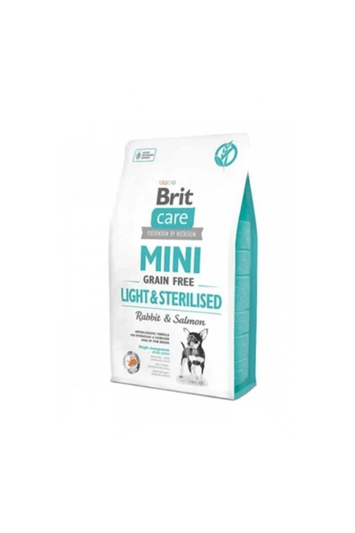 Brit Care Tahılsız Mini Light Sterillised Tavşanlı Köpek Maması 2 Kg ürün görseli 1