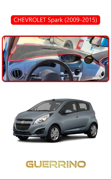 CHEVROLET Spark (2009-2015), Ravon R2,TORPİDO KORUMA KILIFI KIRMIZI KENAR ürün görseli 1