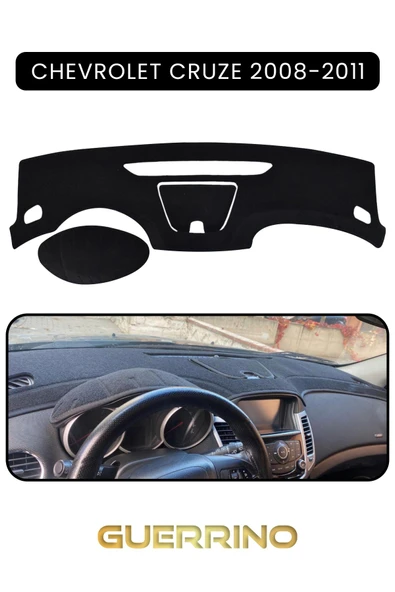 CHEVROLET Cruze 2008-2011TORPİDO KORUMA KILIFI SİYAH KENAR ürün görseli 1