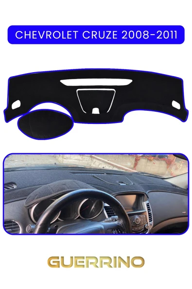CHEVROLET Cruze 2008-2011TORPİDO KORUMA KILIFI MAVİ KENAR ürün görseli 1