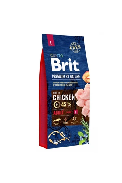 Brit Premium Tavuklu Yetişkin Büyük Irk Köpek Maması 15 Kg ürün görseli 1