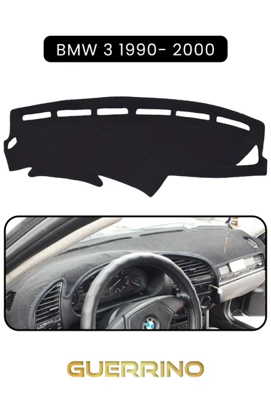 BMW 3 1990-2000TORPİDO KORUMA KILIFI SİYAH KENAR ürün görseli 1