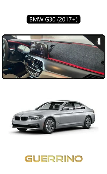 BMW G30 G31 G38 2017+TORPİDO KORUMA KILIFI SİYAH KENAR ürün görseli 1