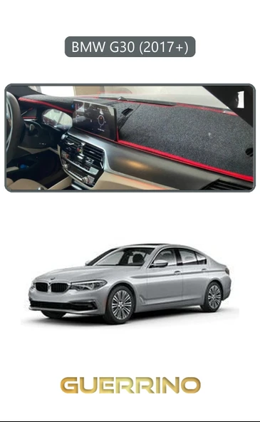 BMW G30 G31 G38 2017+TORPİDO KORUMA KILIFI GRİ KENAR ürün görseli 1