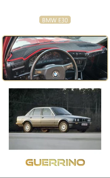 BMW E30TORPİDO KORUMA KILIFI BEJ KENAR ürün görseli 1