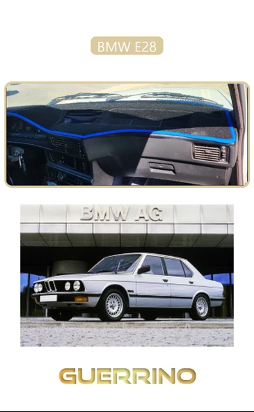 BMW E28TORPİDO KORUMA KILIFI BEJ KENAR ürün görseli 1
