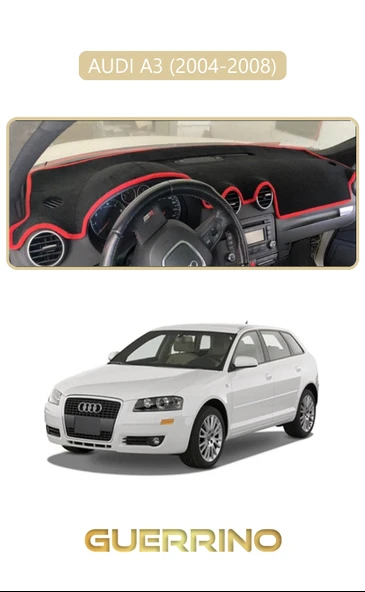 AUDI A3 (2004-2008)TORPİDO KORUMA KILIFI BEJ KENAR ürün görseli 1