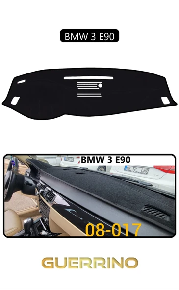 BMW 3 E90TORPİDO KORUMA KILIFI SİYAH KENAR ürün görseli 1