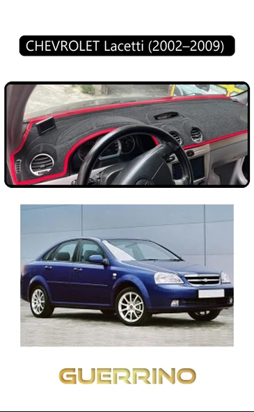 CHEVROLET Lacetti (2002–2009) TORPİDO KORUMA KILIFI SİYAH KENAR ürün görseli 1