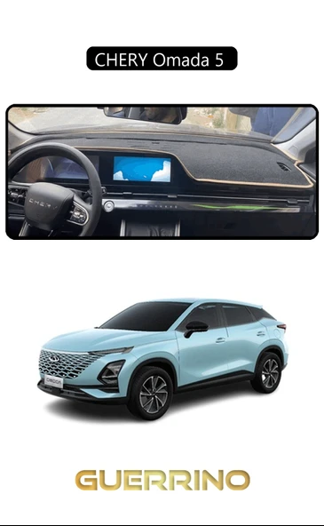 Chery Omada 5 TORPİDO KORUMA KILIFI SİYAH KENAR ürün görseli 1