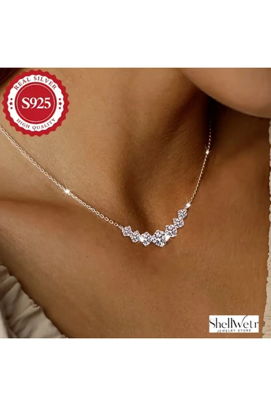 Silvershine 925 Ayar Gümüş Kolye Sevgililer günü , annenize verilecek en güzel gümüş hediyesi ürün görseli 1
