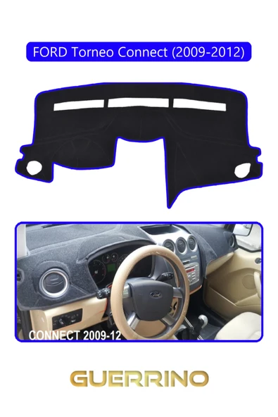FORD Torneo Connect (2009-2012)TORPİDO KORUMA KILIFI MAVİ KENAR ürün görseli 1