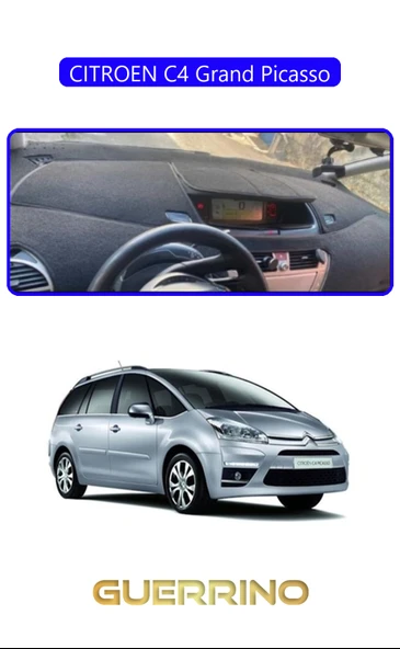 CITROEN C4 grand picassoTORPİDO KORUMA KILIFI MAVİ KENAR ürün görseli 1