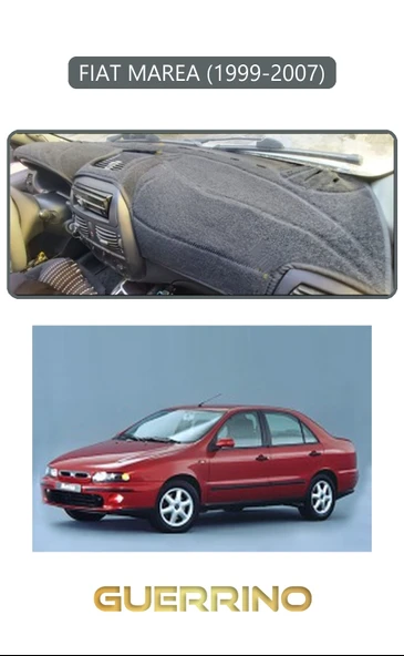 FIAT MAREA 1999-2007TORPİDO KORUMA KILIFI GRİ KENAR ürün görseli 1