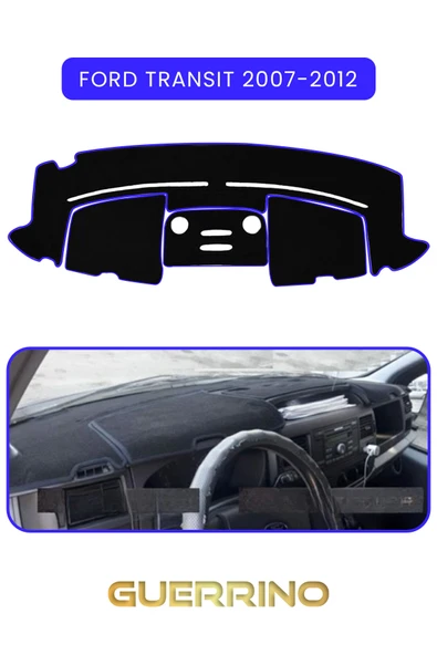 FORD Transit (2007-2012)TORPİDO KORUMA KILIFI MAVİ KENAR ürün görseli 1