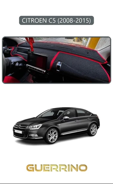 CITROEN C5 2008-2015TORPİDO KORUMA KILIFI GRİ KENAR ürün görseli 1