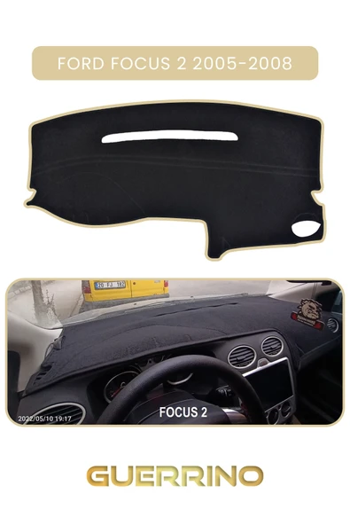 FORD Focus 2 (2005-2008)TORPİDO KORUMA KILIFI BEJ KENAR ürün görseli 1