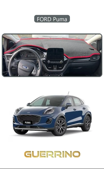 FORD PumaTORPİDO KORUMA KILIFI GRİ KENAR ürün görseli 1