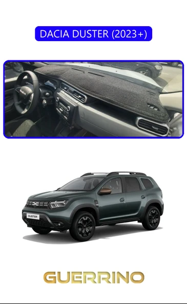 DACIA DUSTER 2023+TORPİDO KORUMA KILIFI MAVİ KENAR ürün görseli 1