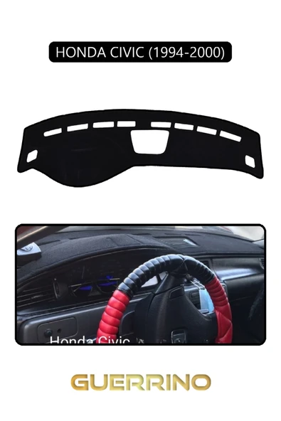 HONDA CIVIC 1994-2000TORPİDO KORUMA KILIFI SİYAH KENAR ürün görseli 1