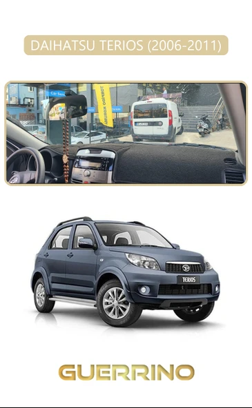DAIHATSU TERIOS 2006-2011TORPİDO KORUMA KILIFI MAVİ KENAR ürün görseli 1