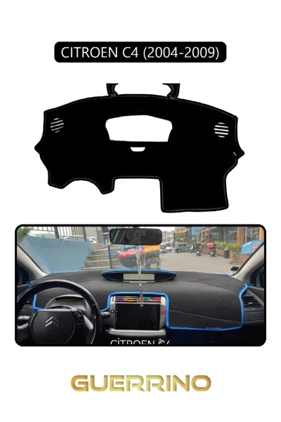 CITROEN C4 2004-2009TORPİDO KORUMA KILIFI SİYAH KENAR ürün görseli 1