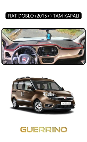 FIAT DOBLO 2015+ TAM KAPALITORPİDO KORUMA KILIFI SİYAH KENAR ürün görseli 1