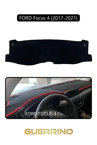 FORD Focus 4 (2017-2021)TORPİDO KORUMA KILIFI SİYAH KENAR ürün görseli 1