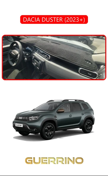 DACIA DUSTER 2023+TORPİDO KORUMA KILIFI KIRMIZI KENAR ürün görseli 1